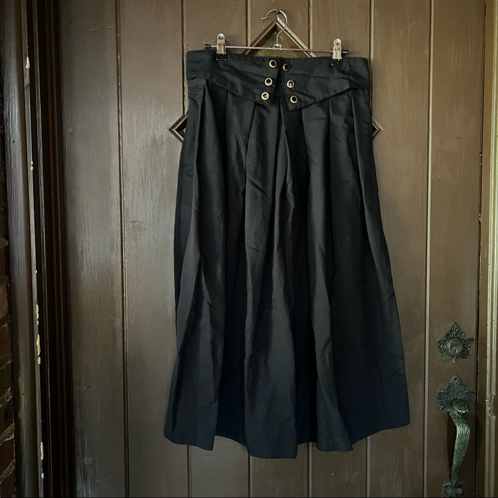 MOVING SALE! Button high waist midi skirt